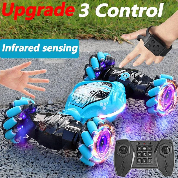 Stunt Car, 4WD 2.4GHz Remote Control Gesture Sensor Toy Car Toy Cars for kids