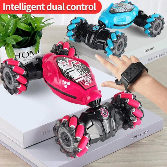 Stunt Car, 4WD 2.4GHz Remote Control Gesture Sensor Toy Car Toy Cars for kids